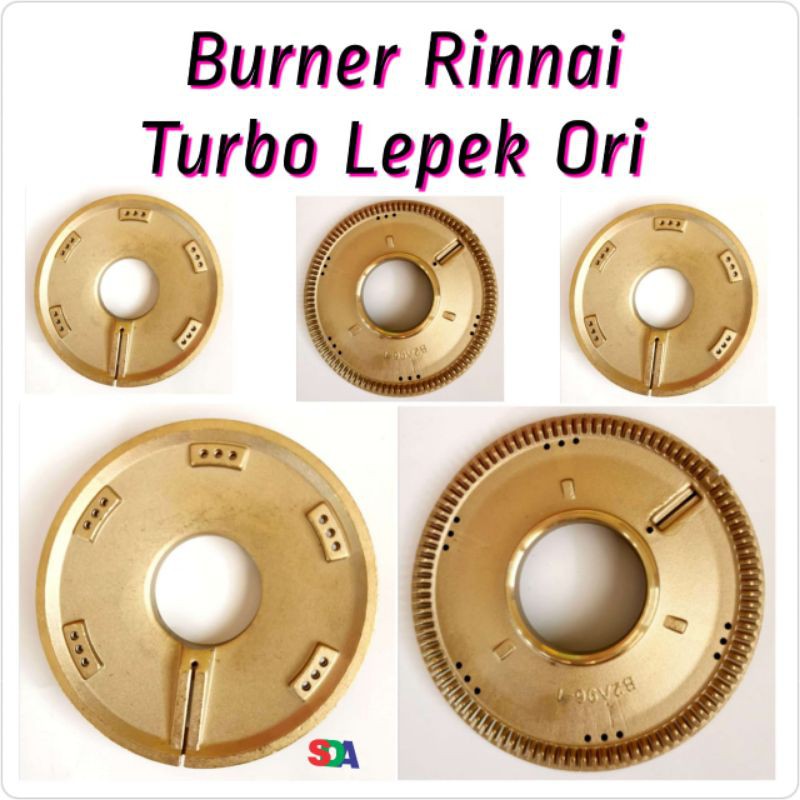 Burner Kompor Rinnai Lepek Ori Turbo