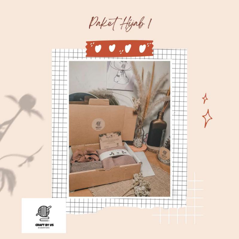 

Paket hijab 1/ hampers hijab/hadiah/kado
