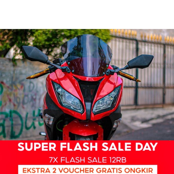 WINDSHIELD NINJA 250 FI ZX 636 VISOR NINJA 250 FI MODEL ZX636 KEDOK NINJA 250 FI 636 TOPENG NINJA MO