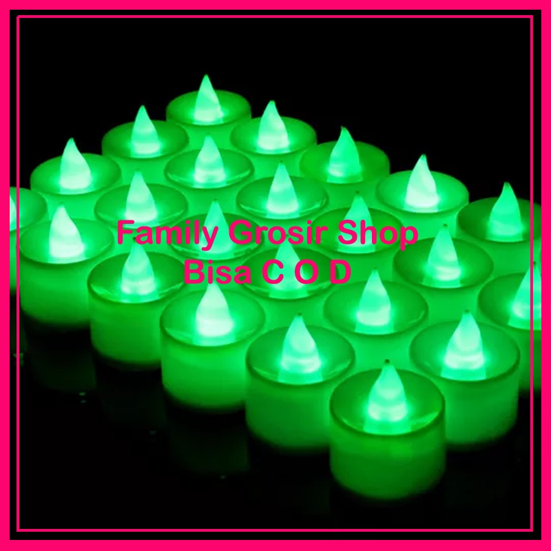 Lampu lilin LED lampu hias lilin elektrik include battery kancing LR44