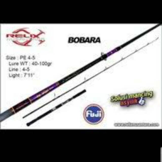 Rod joran Relix Nusantara bobara popping Andy widjaya series PE 4-5