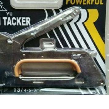 

♢ VOM Stapler Staples GunTembak Jok Kulit Motor / Gun Tacker 4-6-8mm 066 ♠