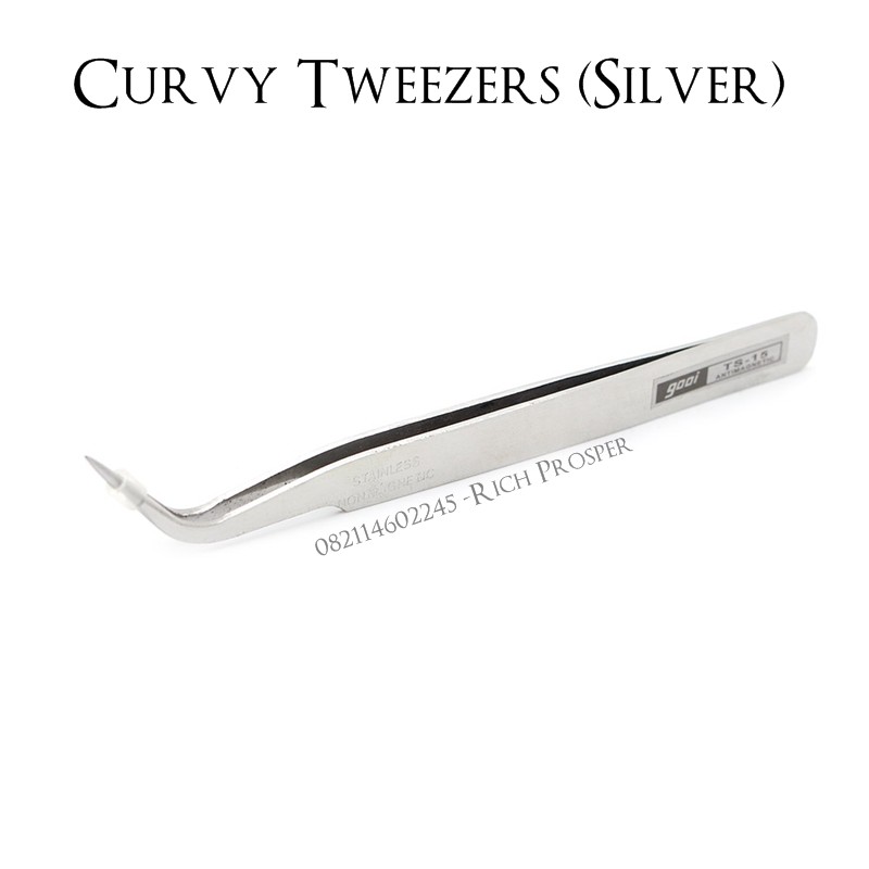 Steel Curvy Tweezer (Silver)