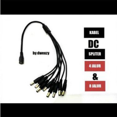 KABEL DC SPLITTER 4 CABANG