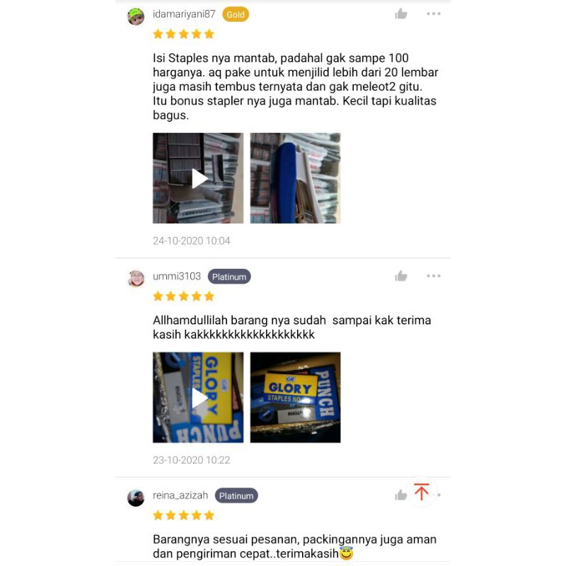 GRATIS MESIN STAPLER! GLORY Staples no 10, jaminan mutu! REFILL ISI STAPLES no 10.