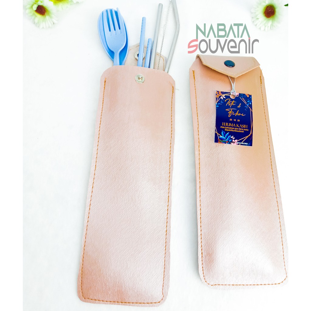 Souvenir Pernikahan  Kekinian | Cinderamata 2021 Set Alat Makan