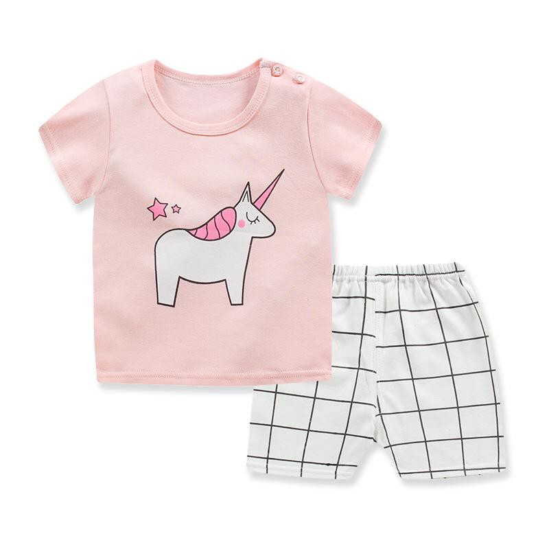 SETELAN ANAK CEWEK KATUN 1-4 THN-B21 Unicorn
