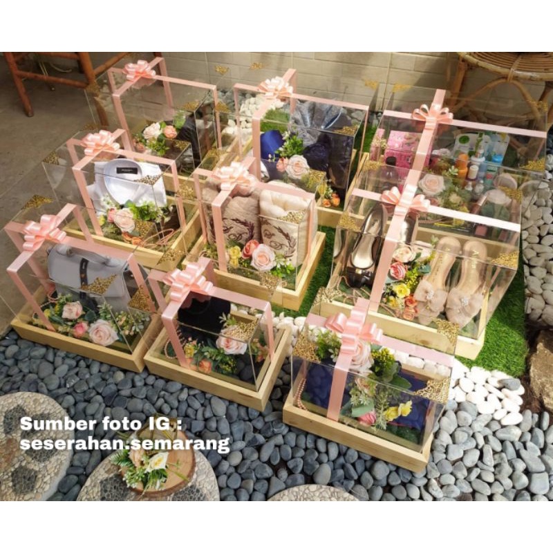 KOTAK BOX BAKI HANTARAN SESERAHAN RUSTIC