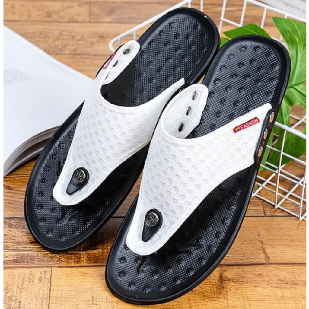 LUTTON - sandal japit pria populer - SANDAL JAPIT RAJUT