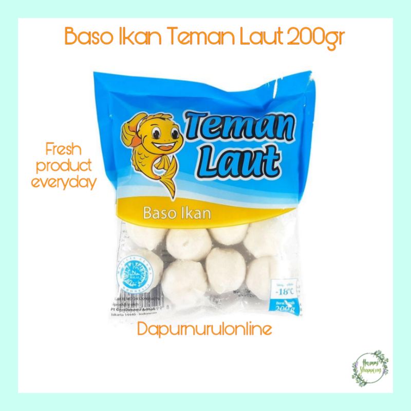 

Baso Ikan Teman Laut 200gr