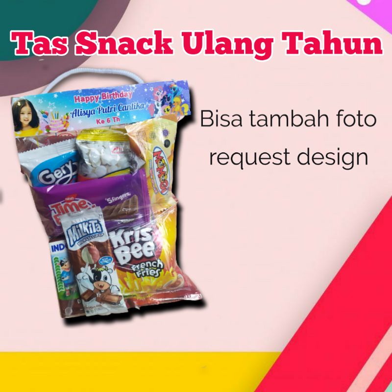 

tas snack ulang tahun/kado ulang tahun/snack/snack ulang tahun/plastik ulang tahun/tas ulang tahun