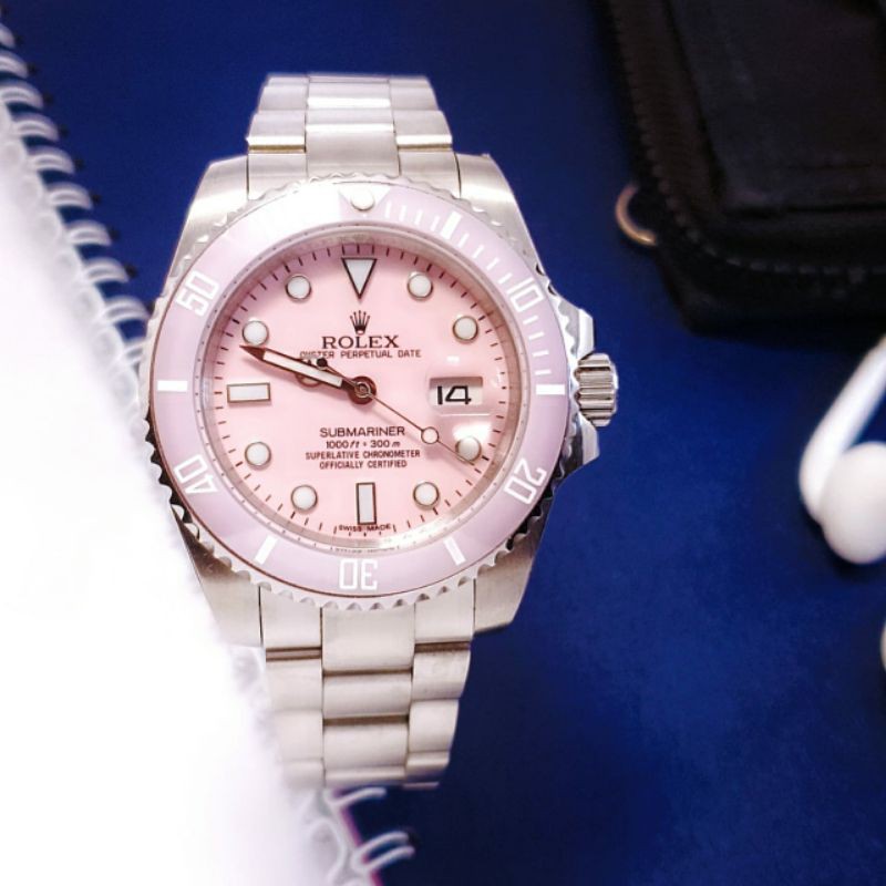 Jam Tangan Wanita Merk Rolex Submariner Stainless Otomatis