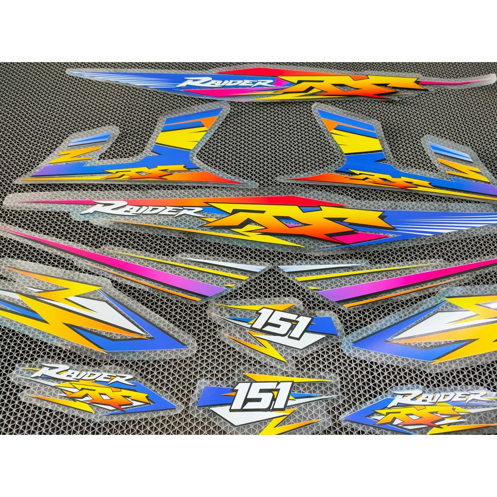 STRIPING TRANSPARAN SATRIA FU BARONG V1