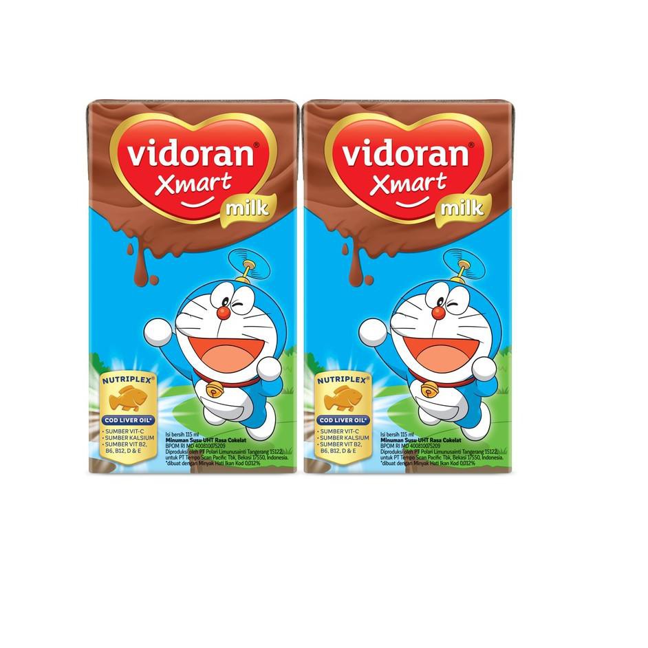 

VJP Vidoran Xmart UHT Susu Cair Cokelat [115 mL/10 pcs] ➴ (Paling Popular)