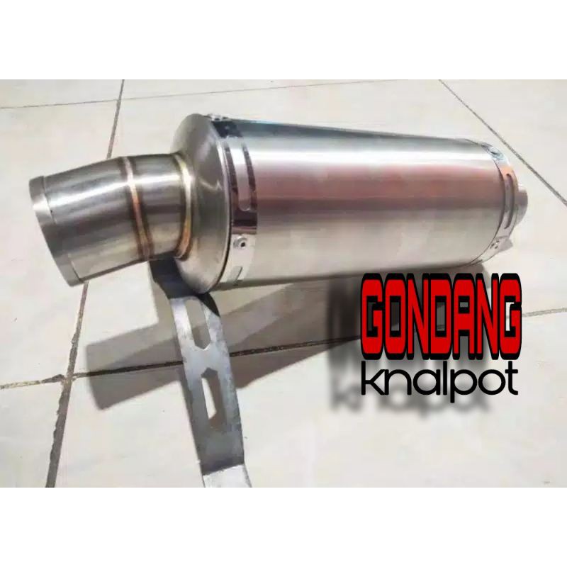silincer knalpot bundar polos model best 3 (silincer only)