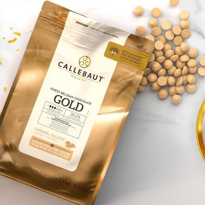 

Callebaut Gold Caramel Belgian Chocolate 250gr