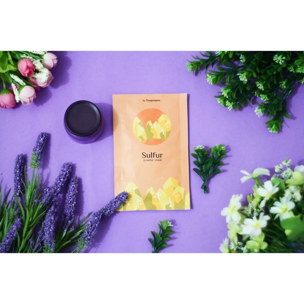 Masker Sulfur IMaskerOrganik I Masker byPoupeepou