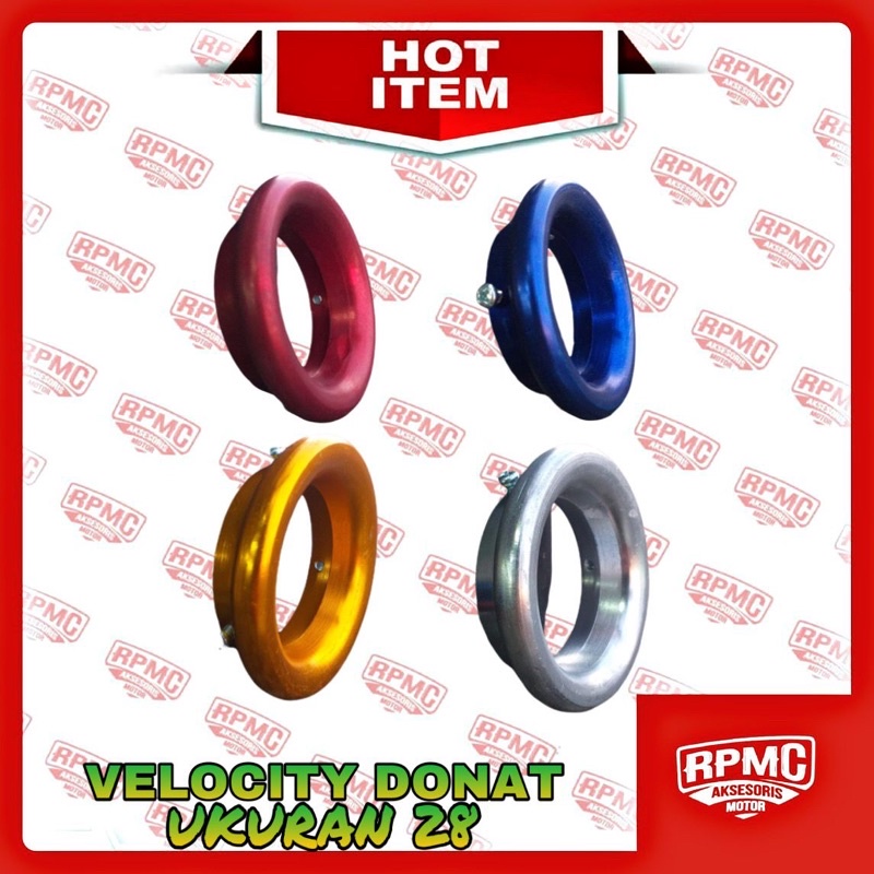 CORONG KARBU VELOCITY DONAT PE PWK PWL 26 28 30 32 34 38 CORONG KARBURATOR CINCIN SLIM PJ AIRSTRIKE SUDCO KRJ-1