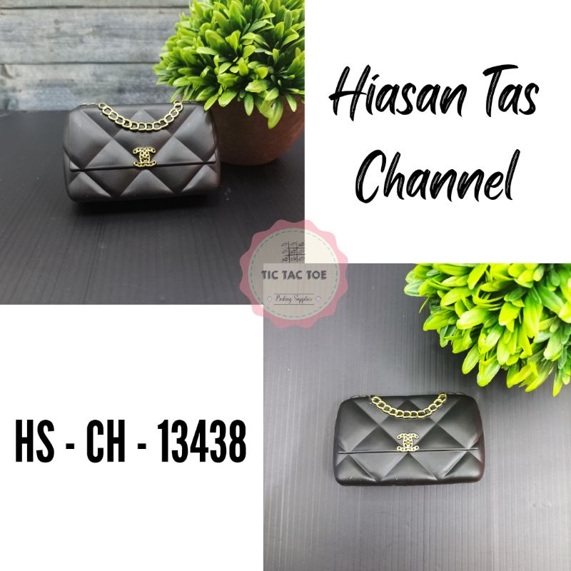 Cake Topper Hiasan Kue Miniatur Tas Branded / Cake Topper / Tas Channel