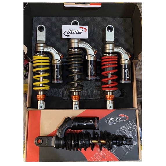 Shock KTC Racing Evo Double Klick Double Shock Matic Bebek Shockbreaker Tabung Atas Bebek 280mm 320mm 340mm NMax Old New Aerox155 Old New PCX 150 160 FOURSIX_46