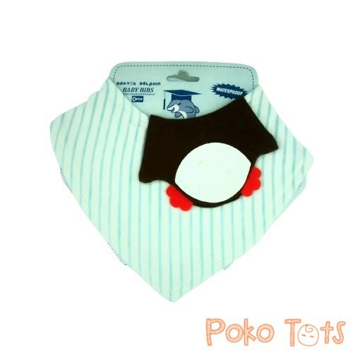 Doctor Dolphin Baby Bibs Slaber Segitiga Celemek Makan Bayi