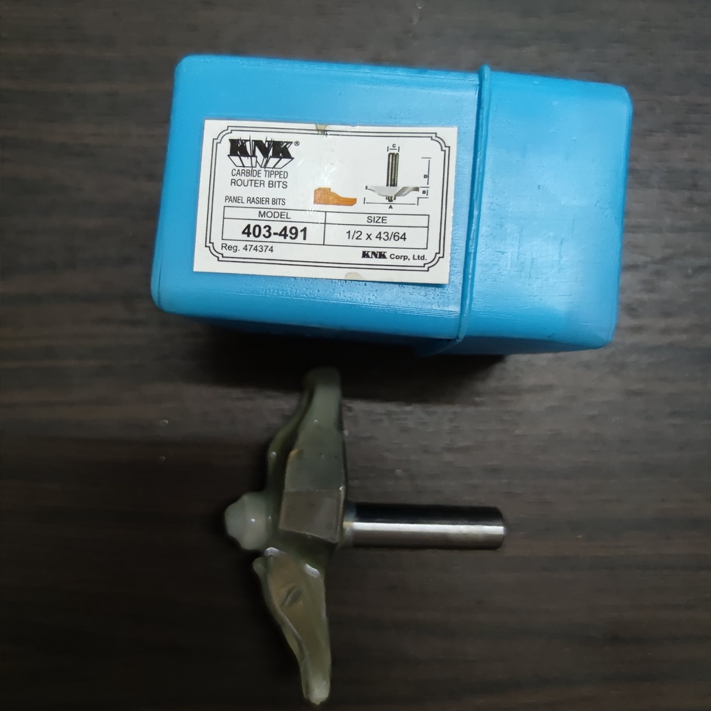 MATA ROUTER BIT / PROFIL KAYU 403-491 KNK (PANEL RASIER BITS)