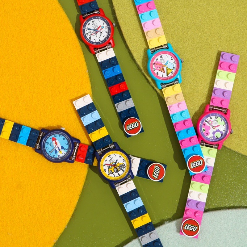 aPQL (QnQ) LEGO brick watch Jam Tangan Jam Lego Jam Anak