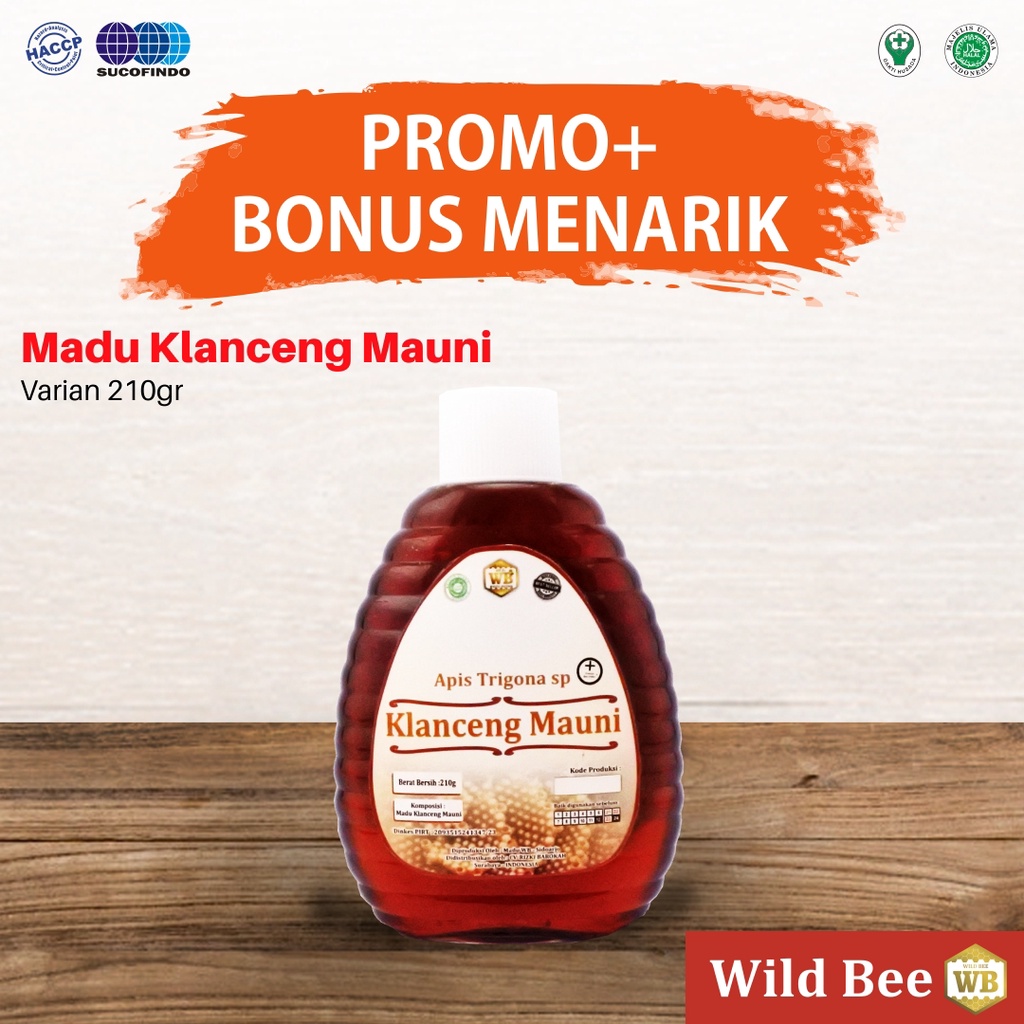 

Madu Klanceng Mauni - Lebah Apis Trigona - Garansi Murni & Asli 100% - Wild Bee - Kemasan Kecil