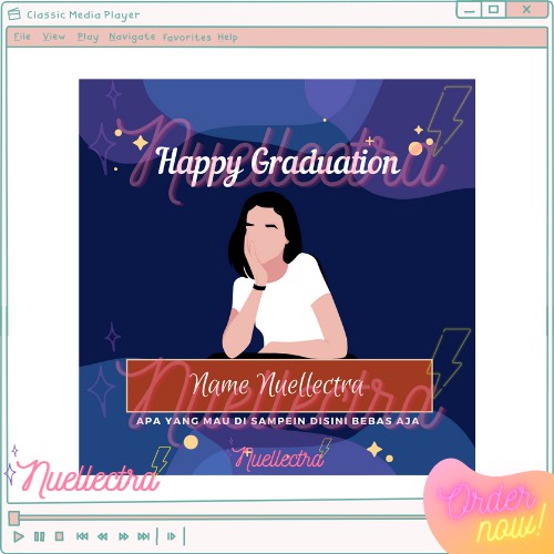 

(WISUDA2) Kado Wisuda Happy Graduation / Kado pacar / Kado Congrast (Baca Deskripsi )