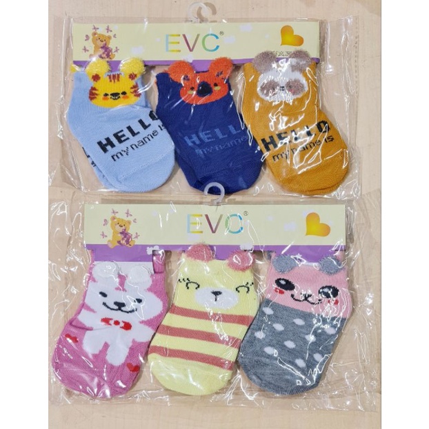 kaos Kaki Bayi EVC 3D Karakter  (3-12 bln) 2008