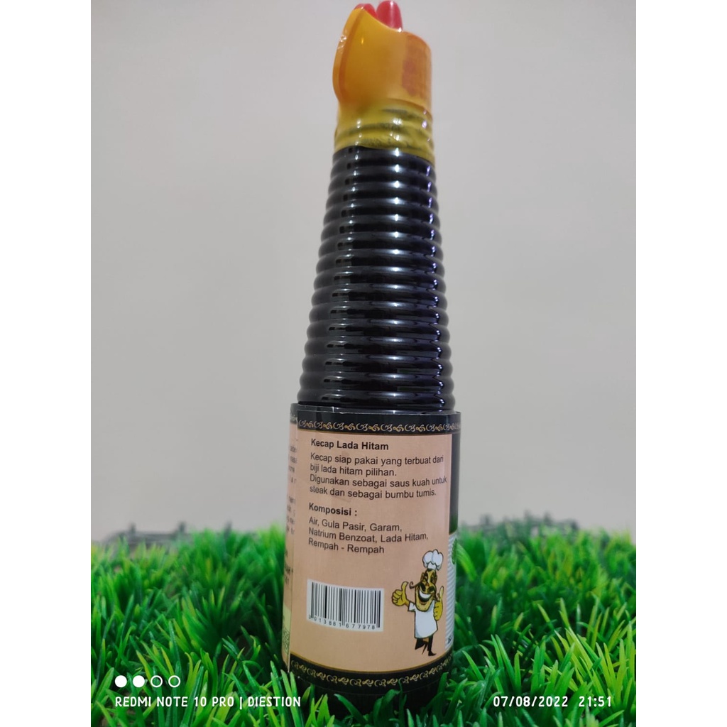 Kecap Lada Hitam Cap Sinar Mentari 150mL [Halal]