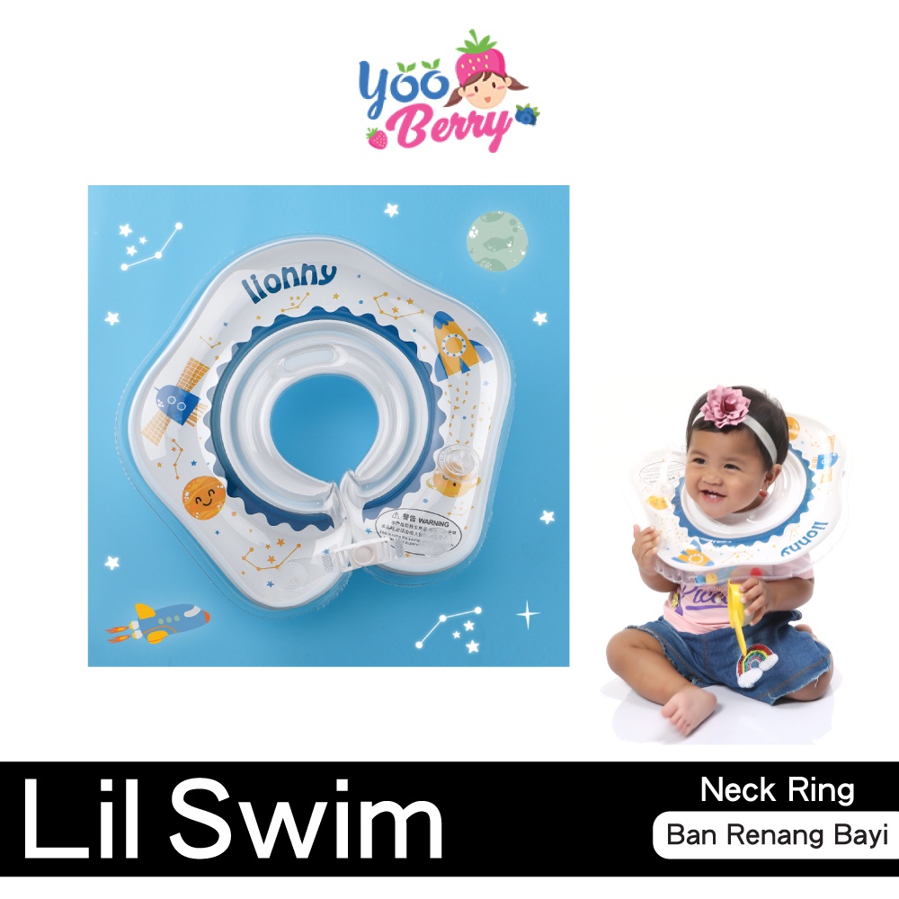 YooBerry Lil Swim Baby Neck Ring Ban Renang Bayi Pelampung Leher Anak Berry Mart