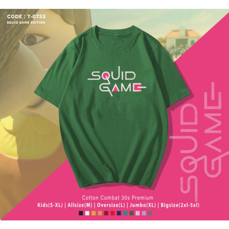 FREE CARD!!KAOS SQUID GAME KOREA/TSHIRT KOREA SQUID GAME EDITION 002