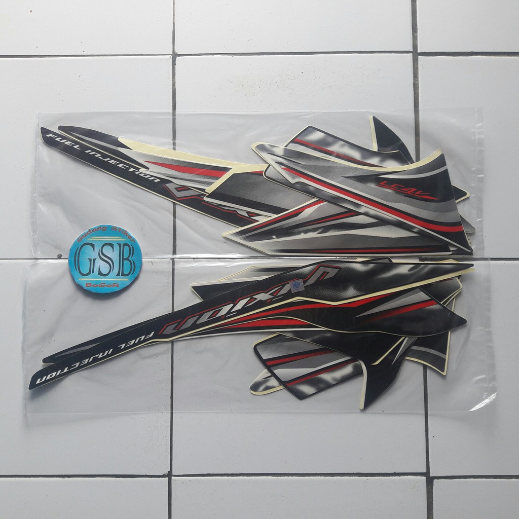 Striping Stiker Motor Yamaha Vixion 2012 Putih Shopee Indonesia