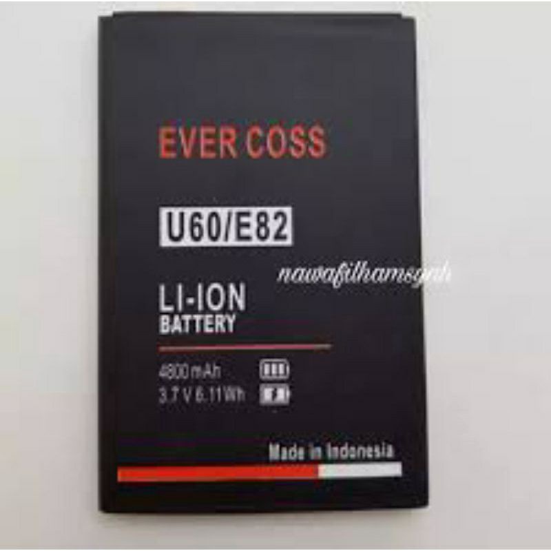 BATERAI HP EVERCOSS U60/E82 99% ORIGINAL