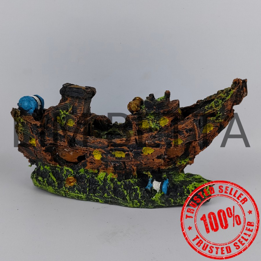 HIASAN AQUARIUM PERAHU M / HIASAN AQUARIUM FIBER PERAHU