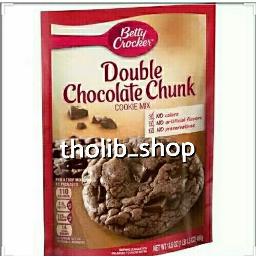 

betty crocker double chocolate chunk