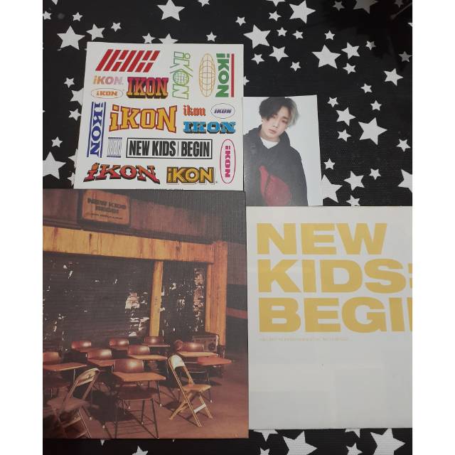 IKON NEW KIDS: BEGIN ALBUM OFFICIAL DOPE VER. UNSEALED PHOTOCARD BOBBY