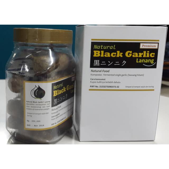 

Natural Black Garlic Lanan BPPT
