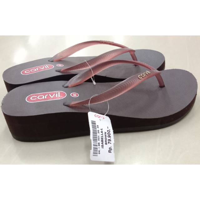 Sandal Spon Carvil Isabella-L Brown