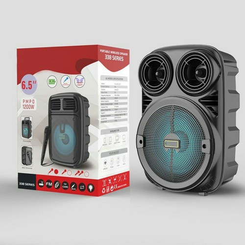 SPEAKER BLUETOOTH 3381 + MIC 6.5&quot; SUPER BESAR