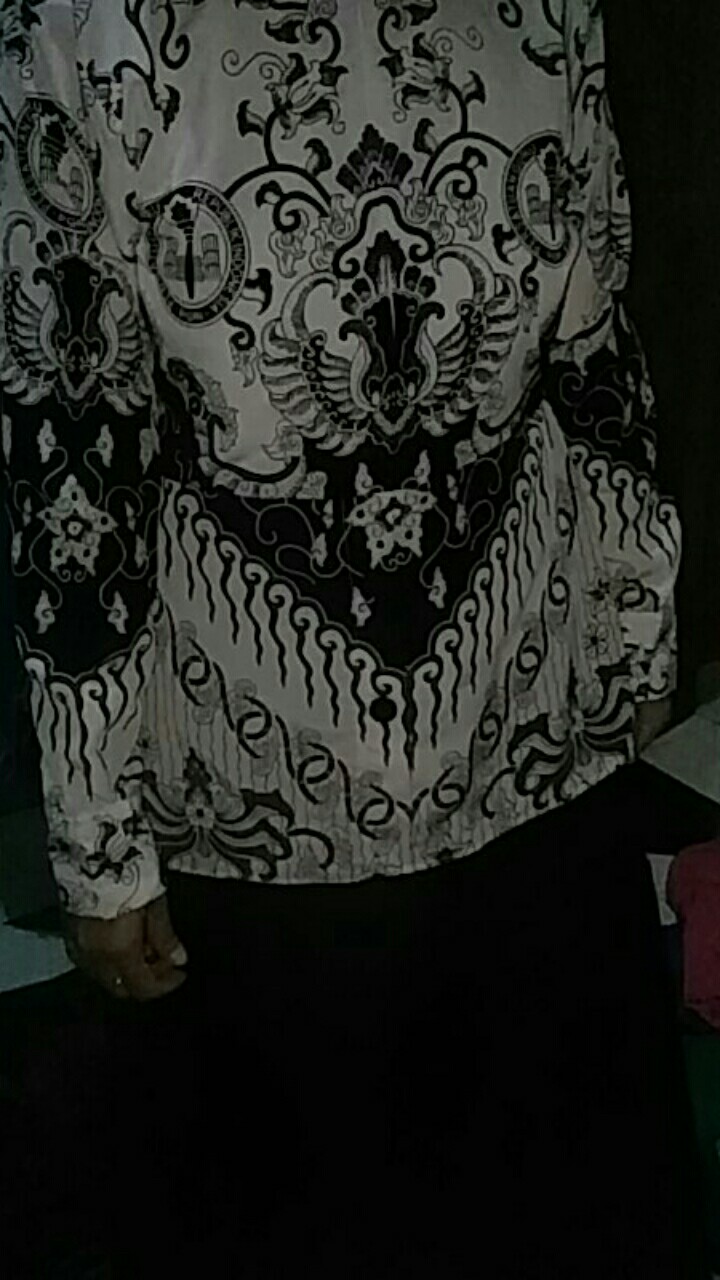 Gamis Batik Pgri Guru Dinas Kantor By Kafiya Hijab