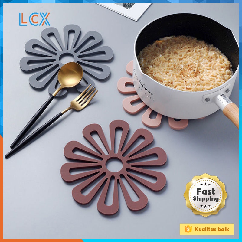 LCX Silicone Mat Tatakan Panci Alas Panci Silikon Tahan Panas Tahan Air Anti Slip