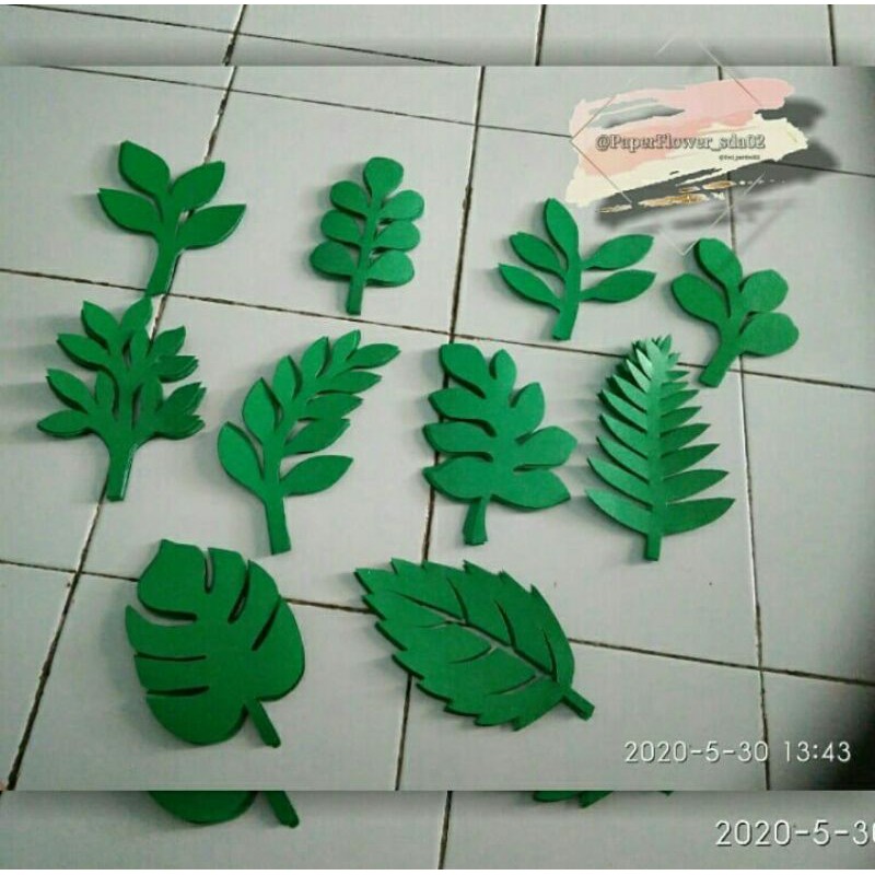 Jual Paper Flower Daun Kertas Shopee Indonesia