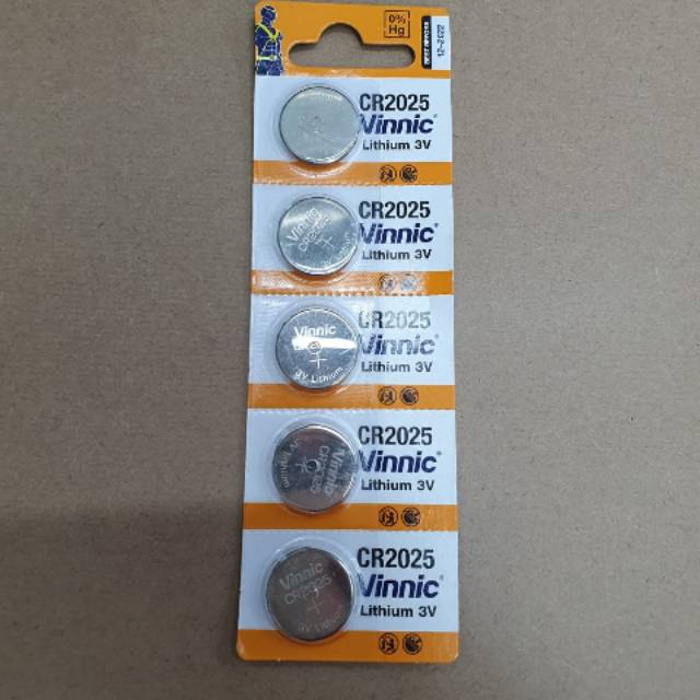 Vinnic CR 2025 lithium Battery 3V original baterai vinnic CR 2025 3V