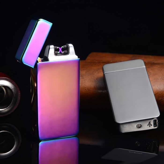 Korek Api Elektrik Pulse Plasma Arc USB Lighter e-SPARK WARNA -ED52