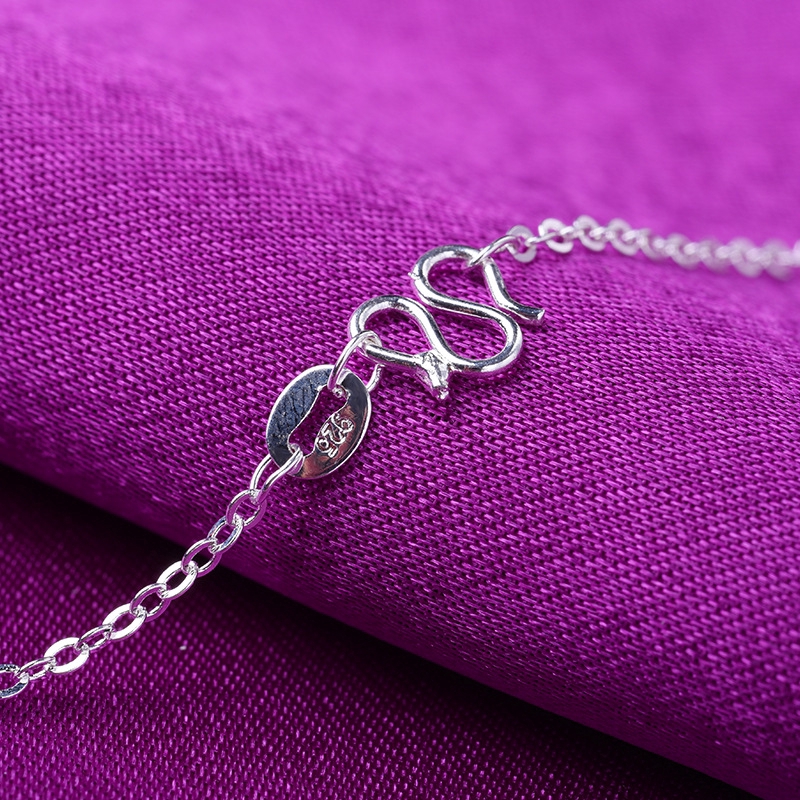 Aksesoris Fashion Kalung Perak S925 Sterling dengan Rantai