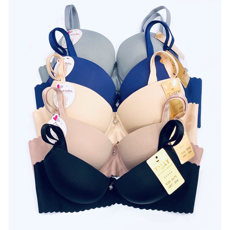 BH | Bra Seamless/Tanpa Jahitan Push Up Bra TALLY 004 Pakai Kawat Dan Busa Tebal