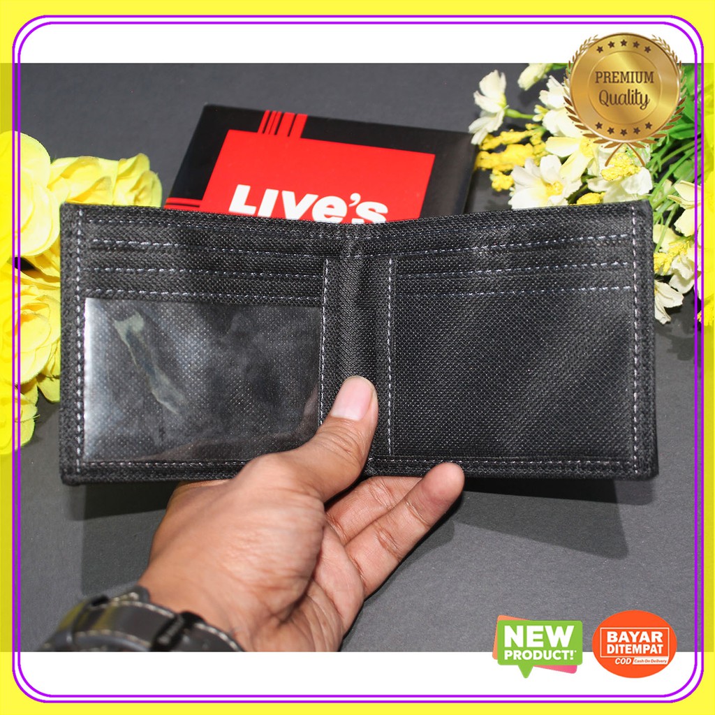 BISA COD BAYAR DITEMPAT Live's Dompet Kulit sintetik Kasual