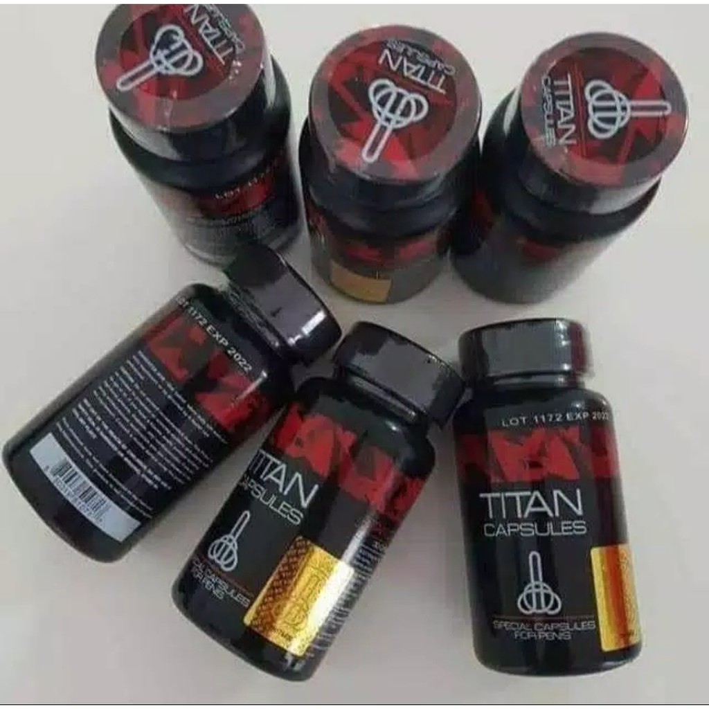 Titan Capsule Asli 100% pembesar Vital Pria Paten sudah Terbukti khasiatnya
